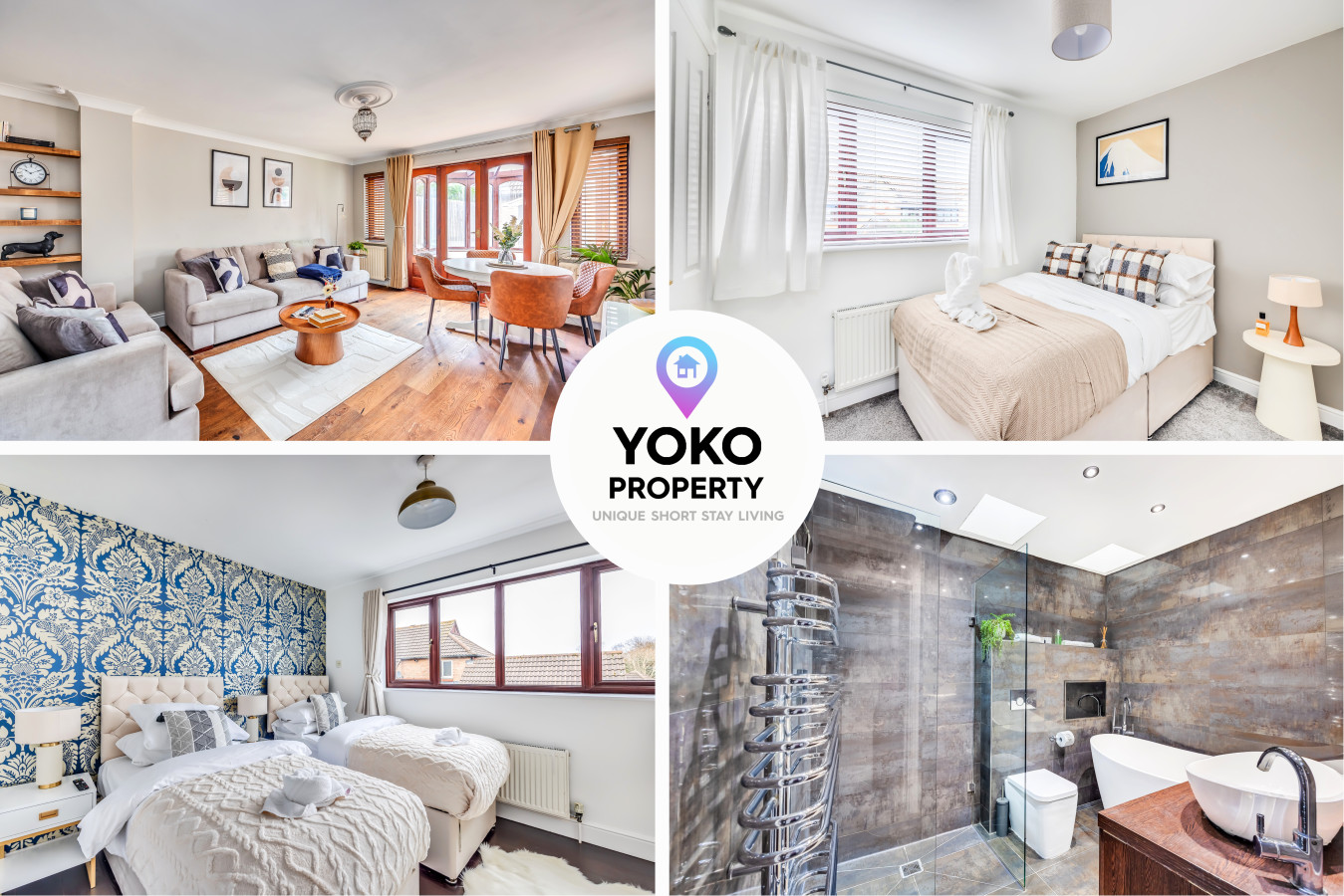 Shenley House • Close to City Centre • Driveway Parking • Workspace • Smart TVs • Self-Check-In serviced apartment - UK - VivreStays