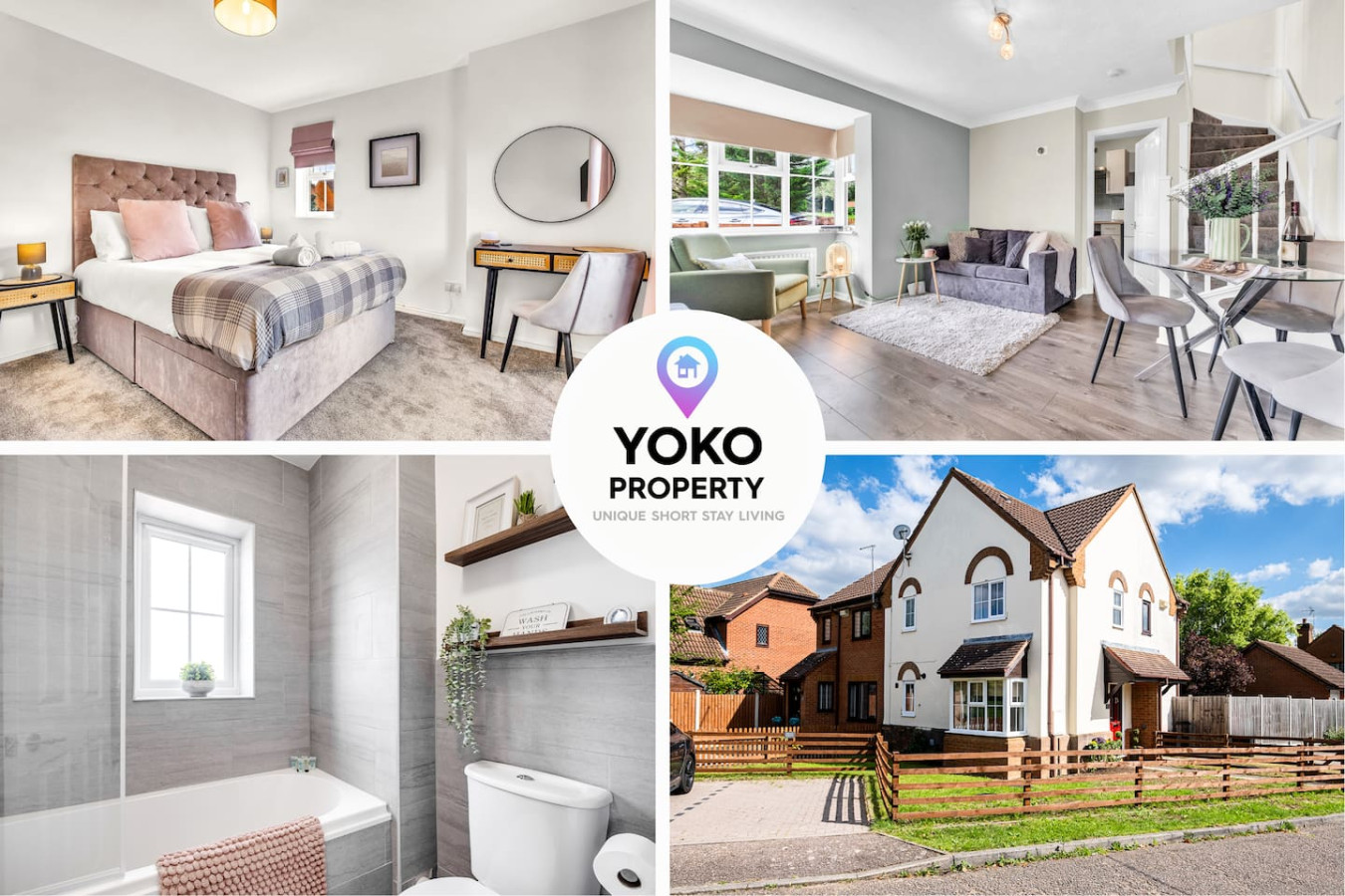 Boutique House • Excellent Location • Free Parking • Smart TV • Self-Check-In serviced apartment - Milton Keynes - VivreStays