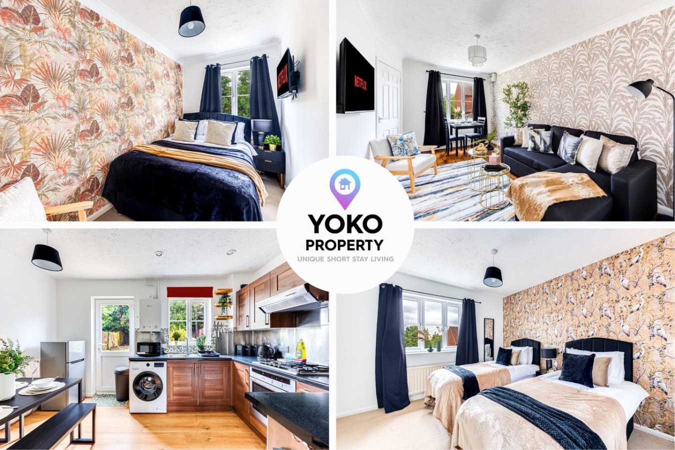 Shenley House • Excellent Location • Driveway Parking • Garden • Fast Wifi • Smart TVs • Self-Check-In serviced apartment - Milton Keynes - VivreStays