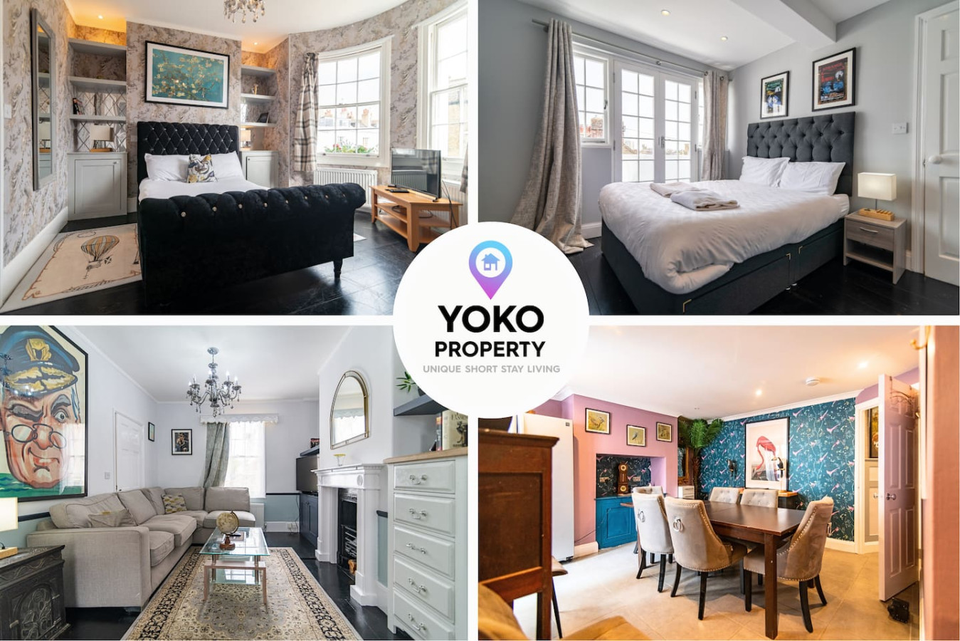 Charming 6 Bedroom Townhouse • Excellent Location • Self-Check-In • Balcony Room • Fast WiFi serviced apartment - UK - VivreStays