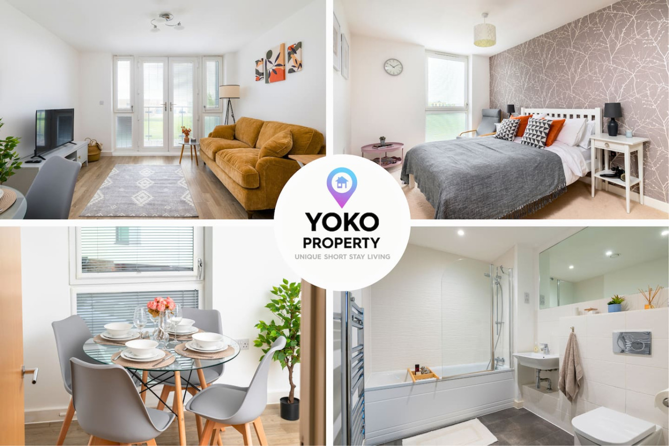 Beautiful Flat • Prime Location • Balcony • Free Parking • Self-Check-In serviced apartment - Milton Keynes - VivreStays