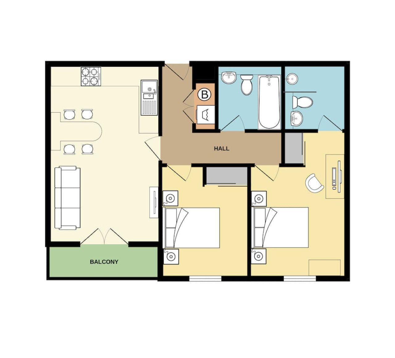 Elegant 2-Bedroom Apartment • Near the High Street • Balcony • Free Parking • Sky TV in 7 Princes Way - Property image 22 - VivreStays