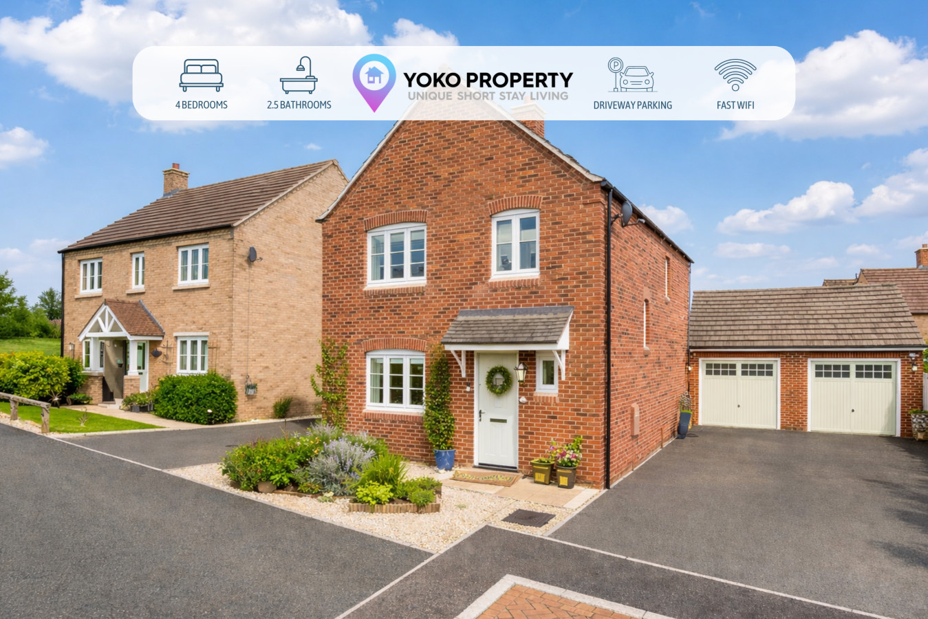 Detached House • Sleeps 7 • Driveway Parking • Fast Wifi • Self-Check-In serviced apartment - UK - VivreStays