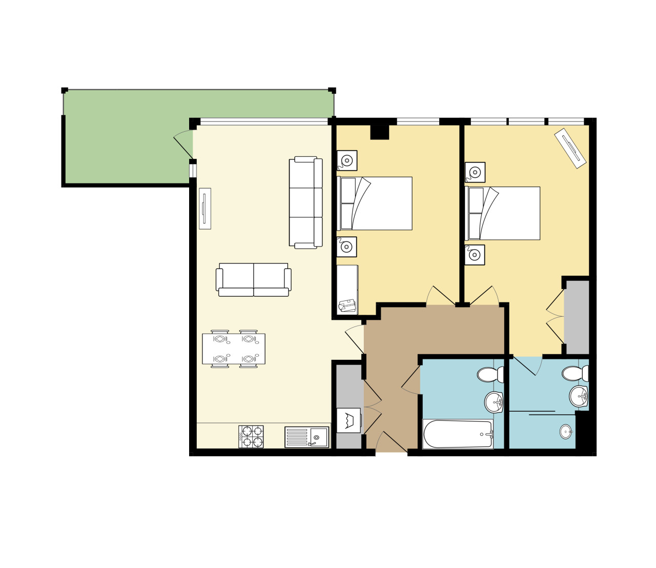 12th Street Apartment • City Centre • Balcony • Free Parking • Fast WiFi • Self-Check-In in 501, 475 Lower Twelfth Street - Property image 20 - VivreStays