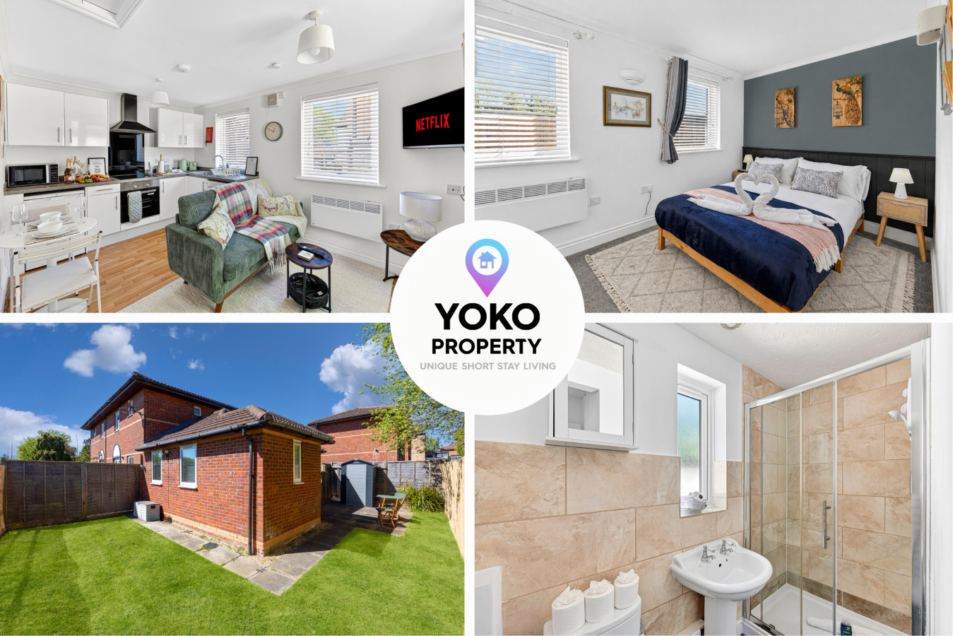 Boutique Bungalow • Close to City Centre • Driveway Parking • Garden • Fast Wifi • Smart TVs serviced apartment - Milton Keynes - VivreStays