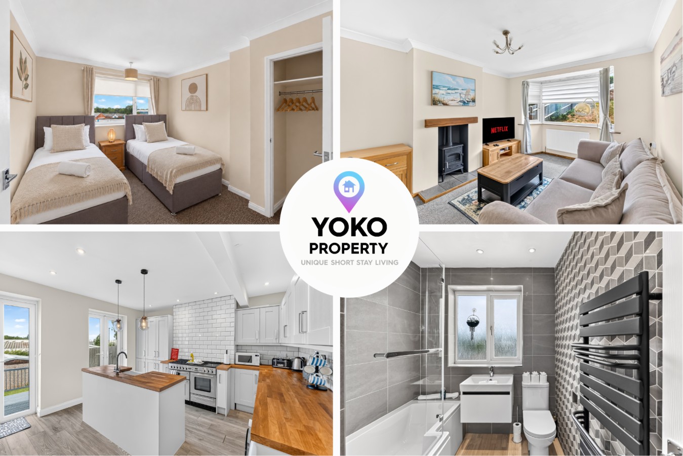 Central & Stylish House • Free Parking • Super-Fast Wifi • Smart TV • Garden • Self-Check-In serviced apartment - Northampton - VivreStays