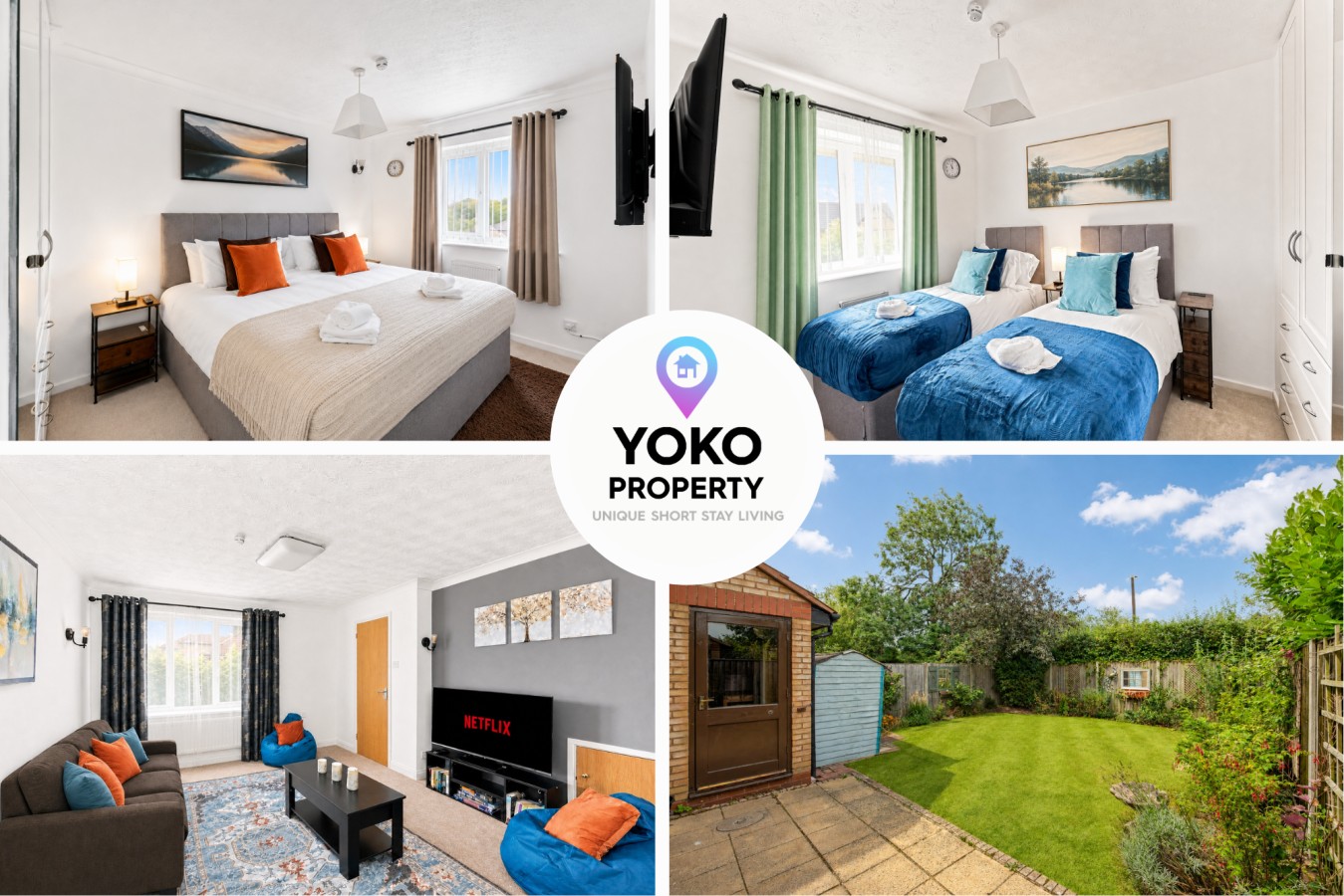Wavendon House • Driveway Parking • Workspace • Smart TVs • Super-Fast Wifi • Self-Check In serviced apartment - Milton Keynes - VivreStays