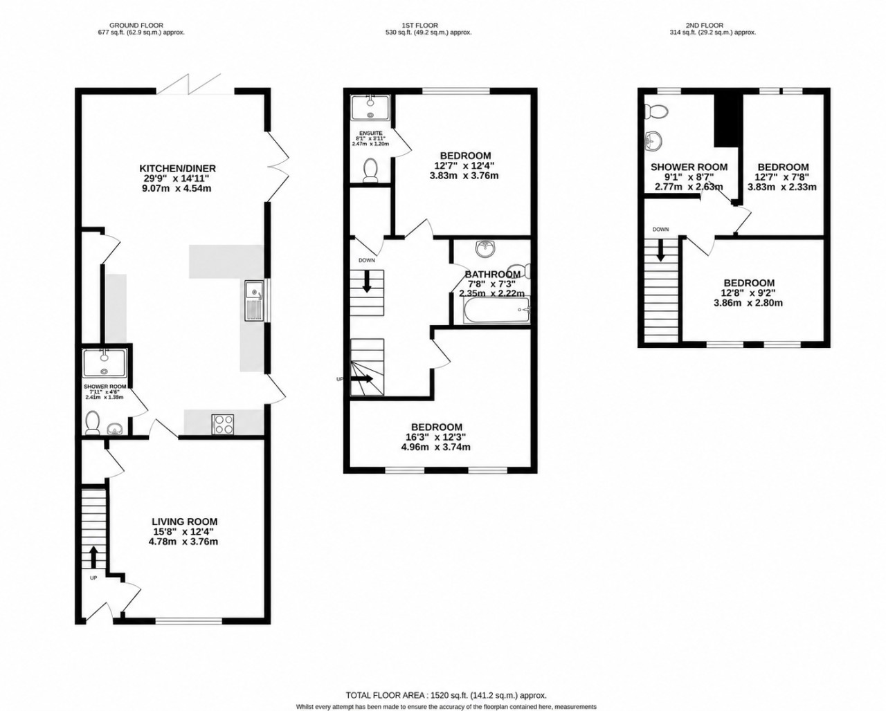 The Riverside • 4 BR 4 Bath • New Build House • Sleeps 7 • Driveway Parking in High Street - Property image 20 - VivreStays