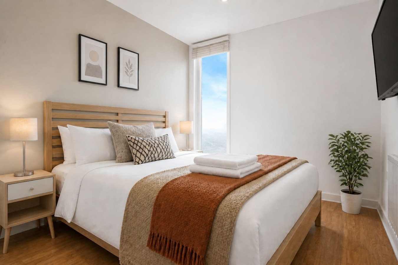 Dakota Apartment @ The Hub • City Centre • Balcony • Free Parking • Work Desk • Fast Wifi • Self-Check-In in 50 Mortimer Square - Property image 7 - VivreStays