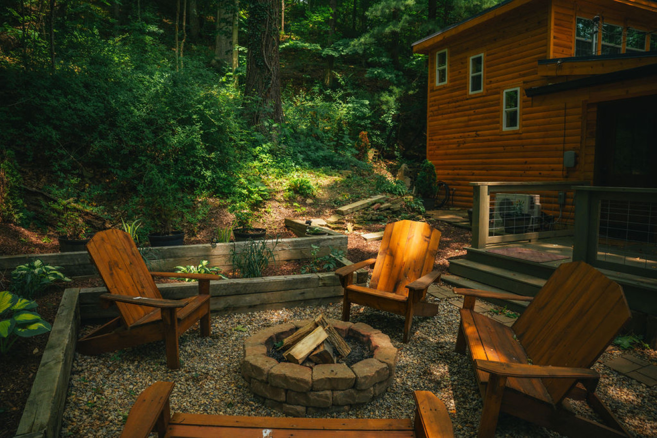 Lakefront Hilltop Cabin Hot Tub Firepit - Indiana