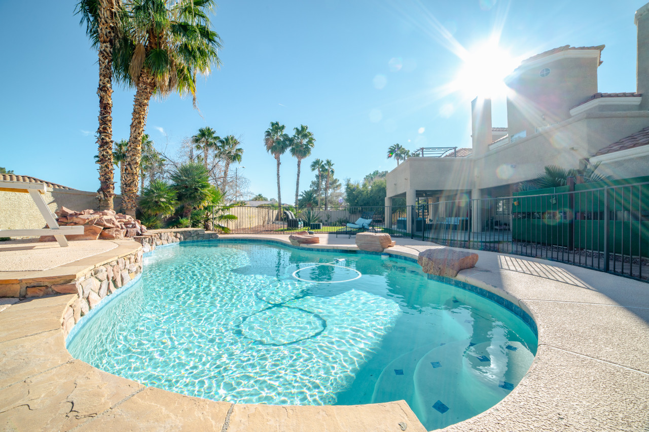 The Vegas Villa Oasis in the desert.  Take an extended retreat