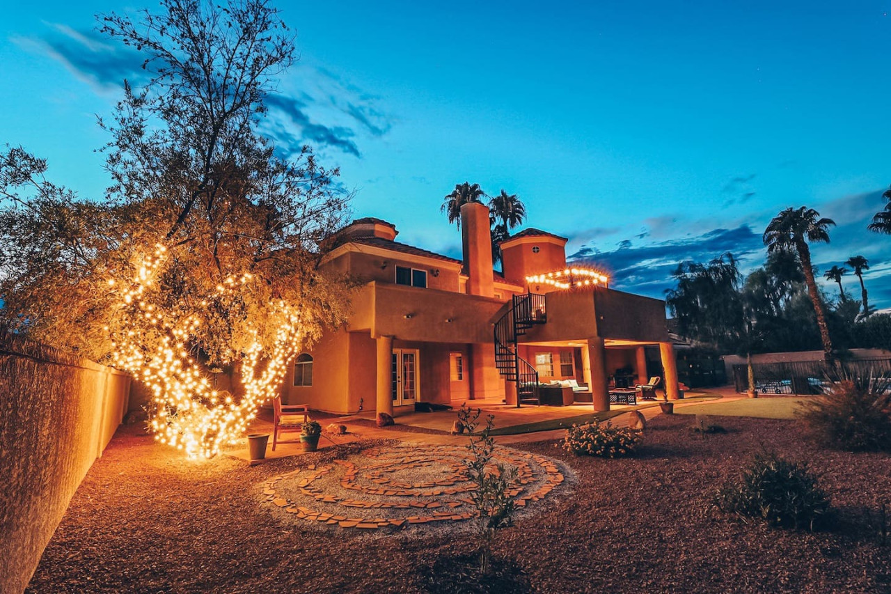 The Vegas Villa Oasis in the desert.  Take an extended retreat