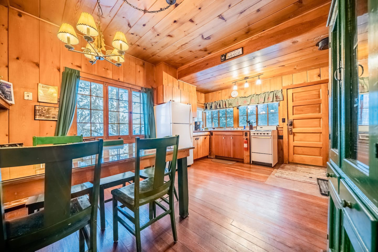 My kitchen is fully equipped with all the modern appliances. We have a full stove, oven, fridge, freezer, coffee maker, and so much more. You can cook whatever you want, but I would suggest just headed a block down the road to Bird and Jim for dinner