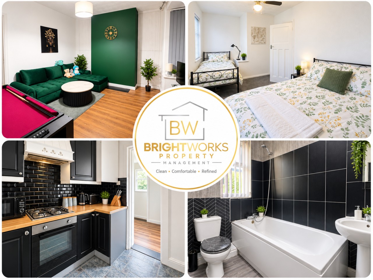 3BR Contractor Stay | Free Parking | Near Manchester serviced apartment - UK - VivreStays