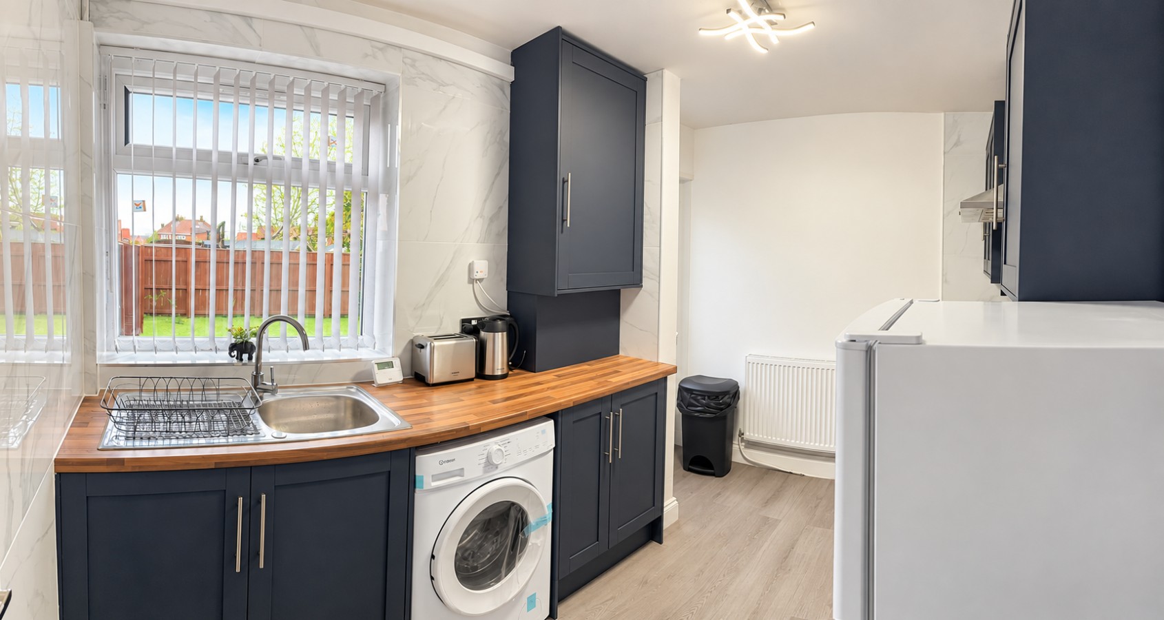 Cosy Jarrow 1-Bed | Driveway Parking & Garden in 8 Luss Ave, Jarrow NE32 4AR, UK - Property image 9 - VivreStays