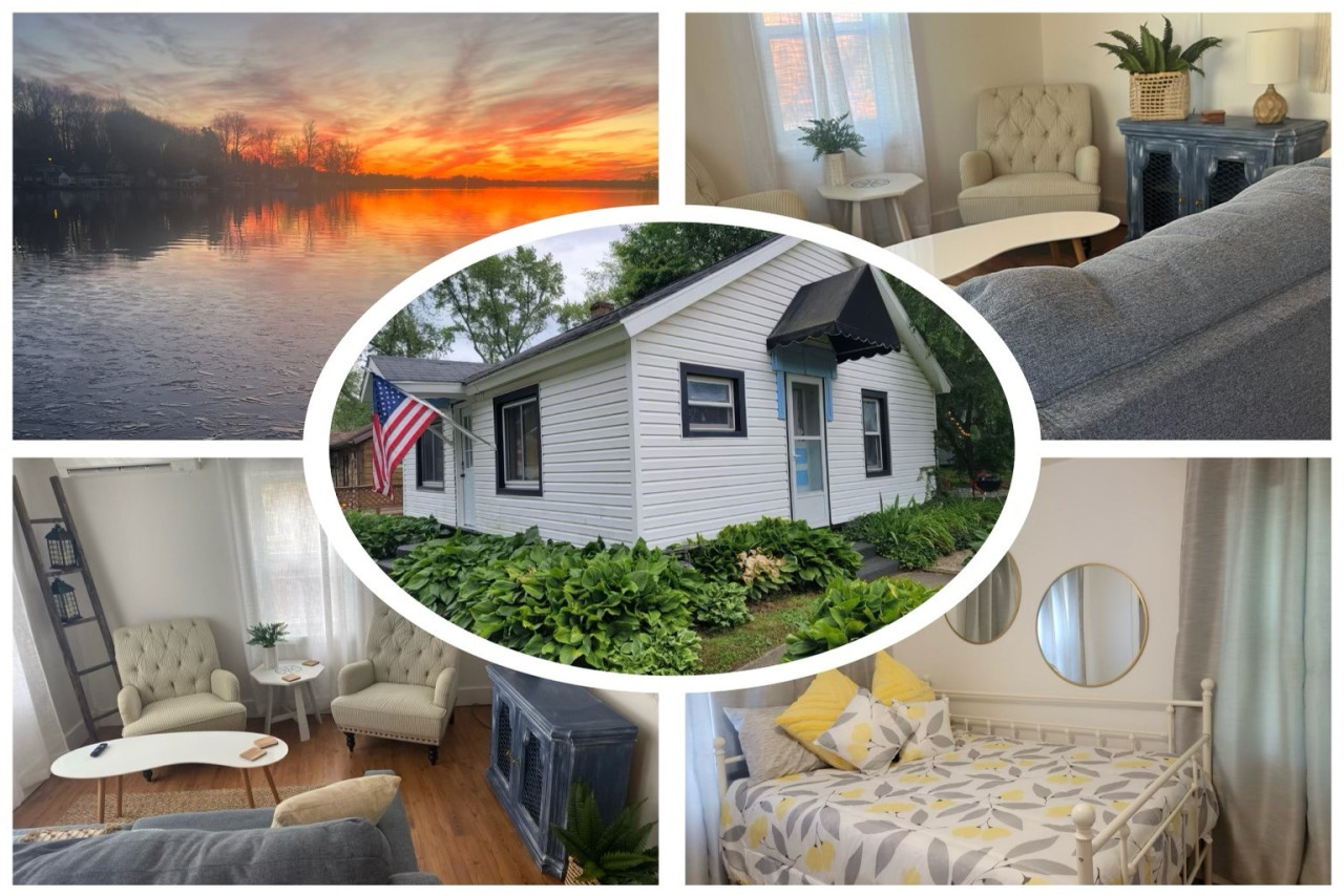 Charming Lakeview Cottage With Fire Pit And Outdoor Seating - Cozy Retreat - 密西根