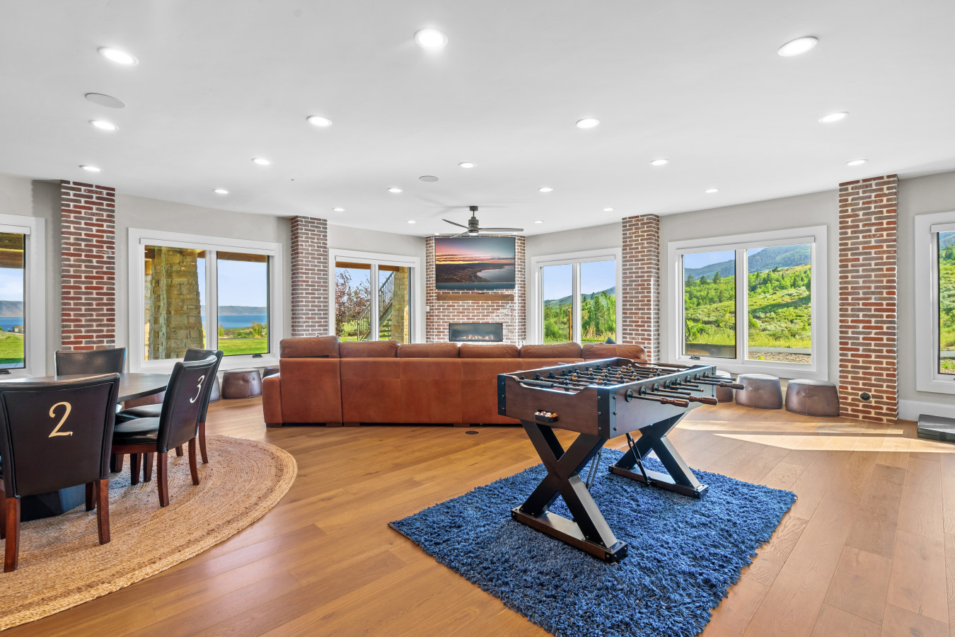 Lower Level Family Room w/ Pool Table, Foosball and Kids Playhouse