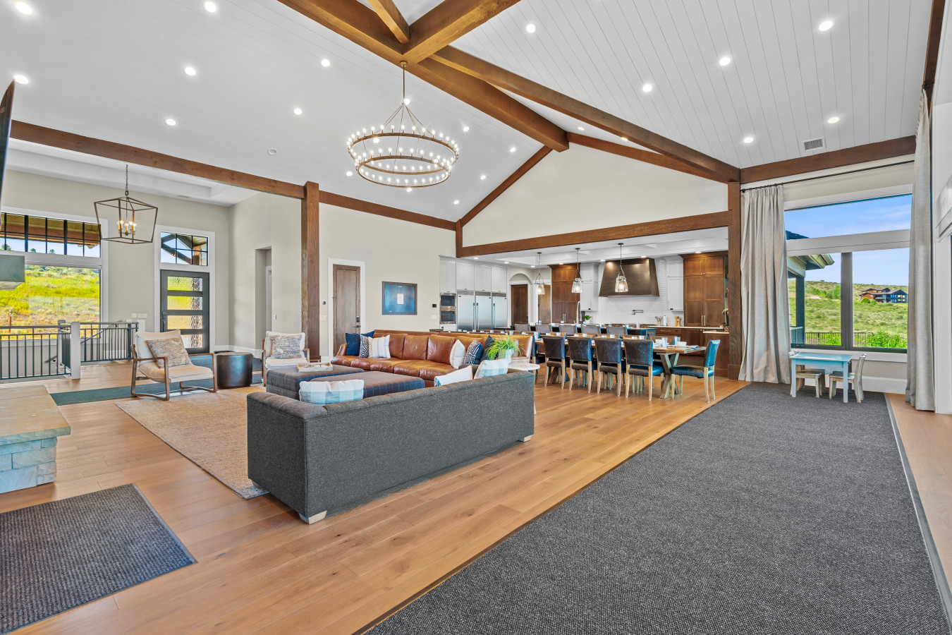 Spacious Great Room with Stunning Views