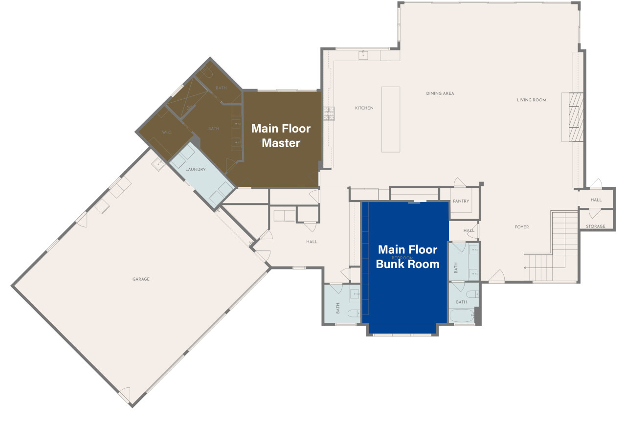 Main Level Floor Plan