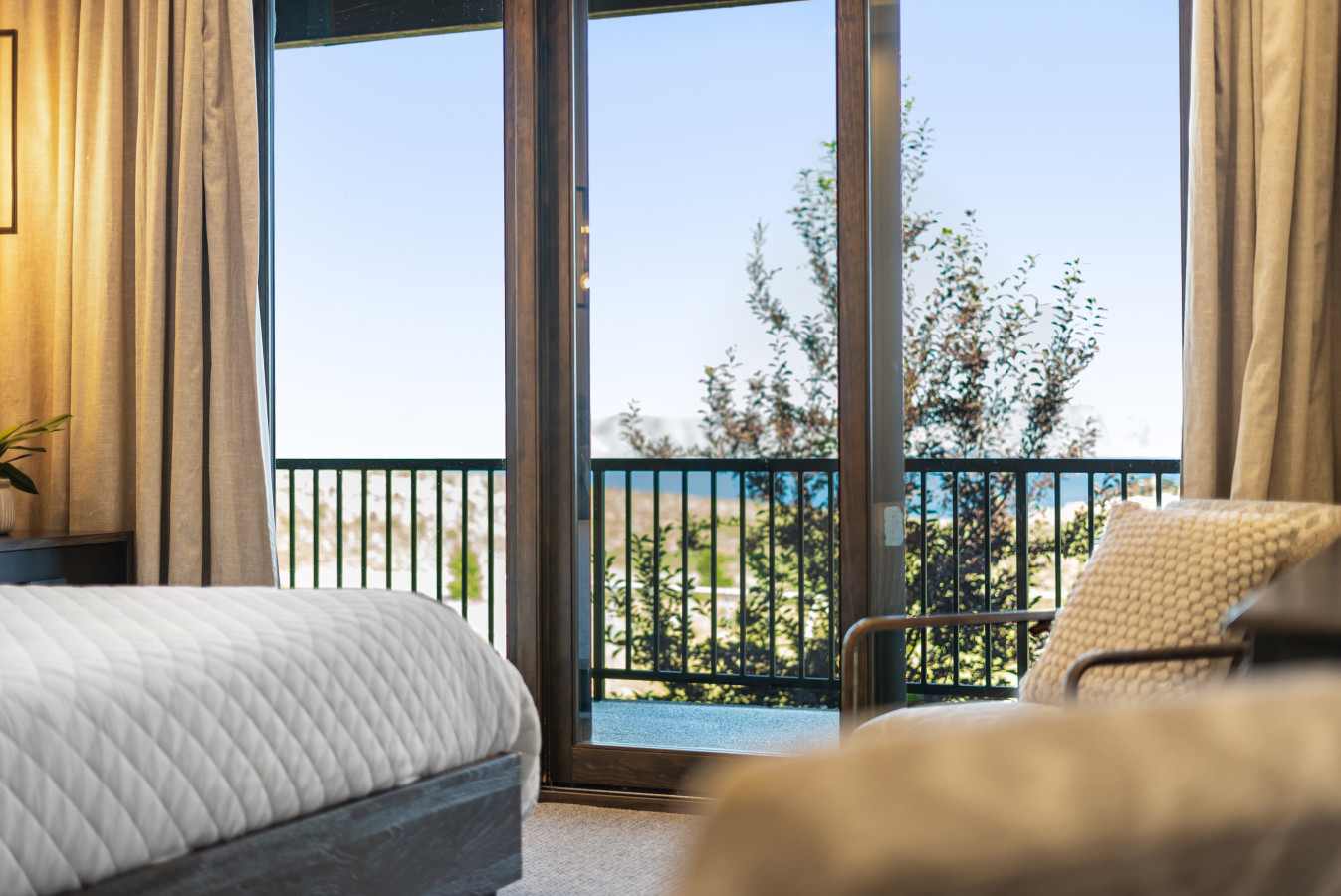 Main Floor Master Bedroom with Private Deck