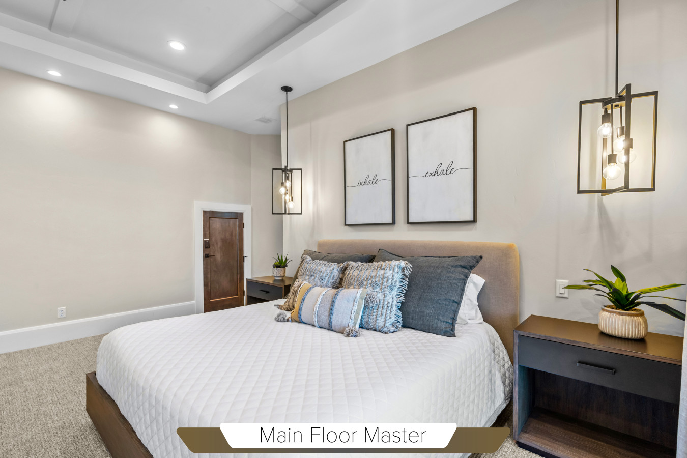Main Floor Master Bedroom with Private Deck