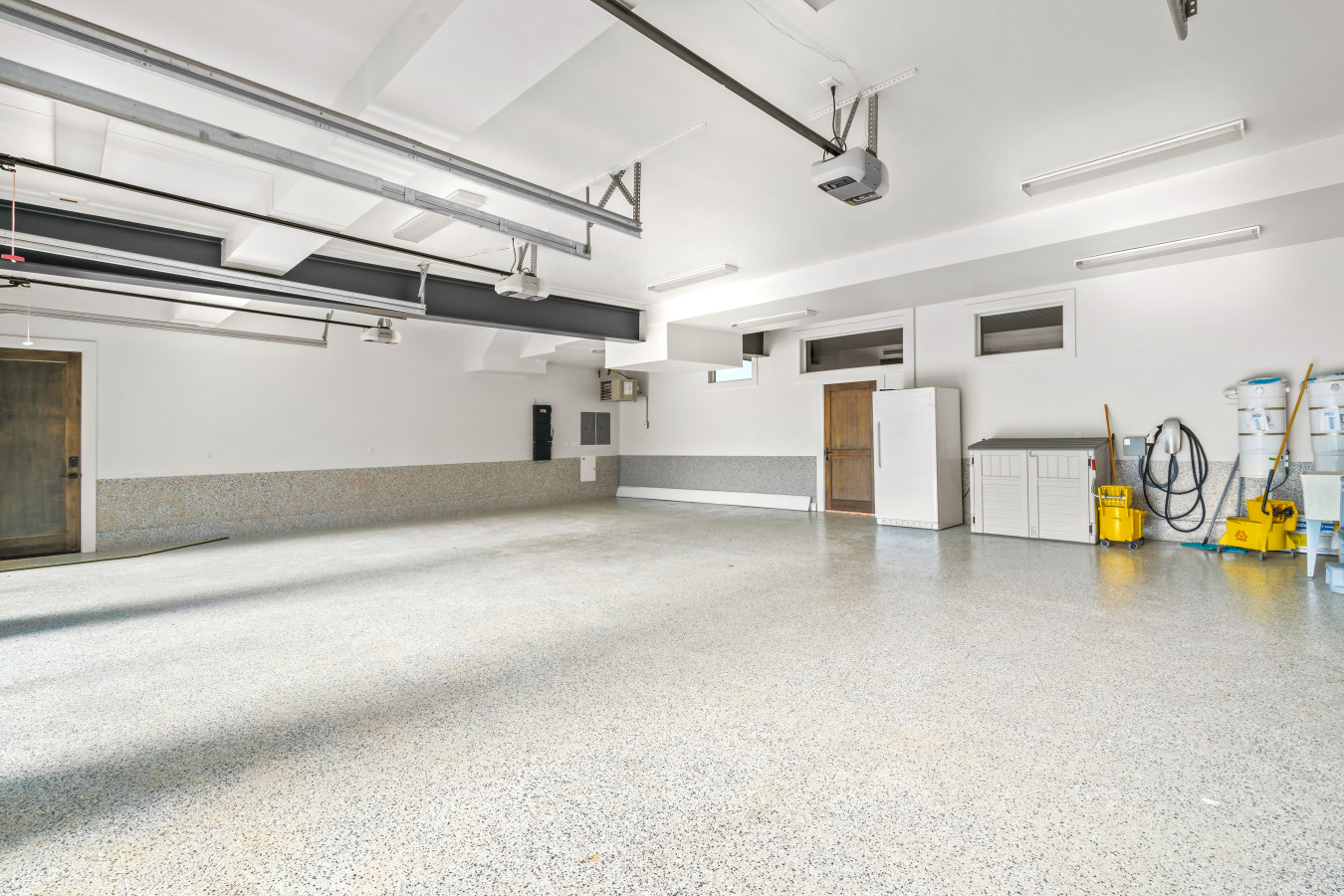 3 Bay Parking Garage with Wash Station and EV Charging