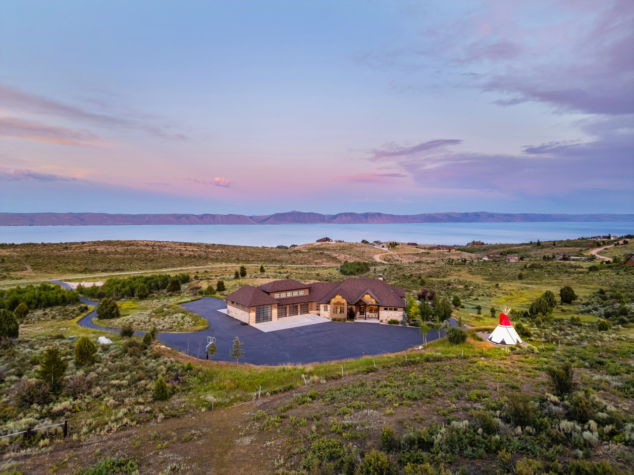 Stunning views of bear lake