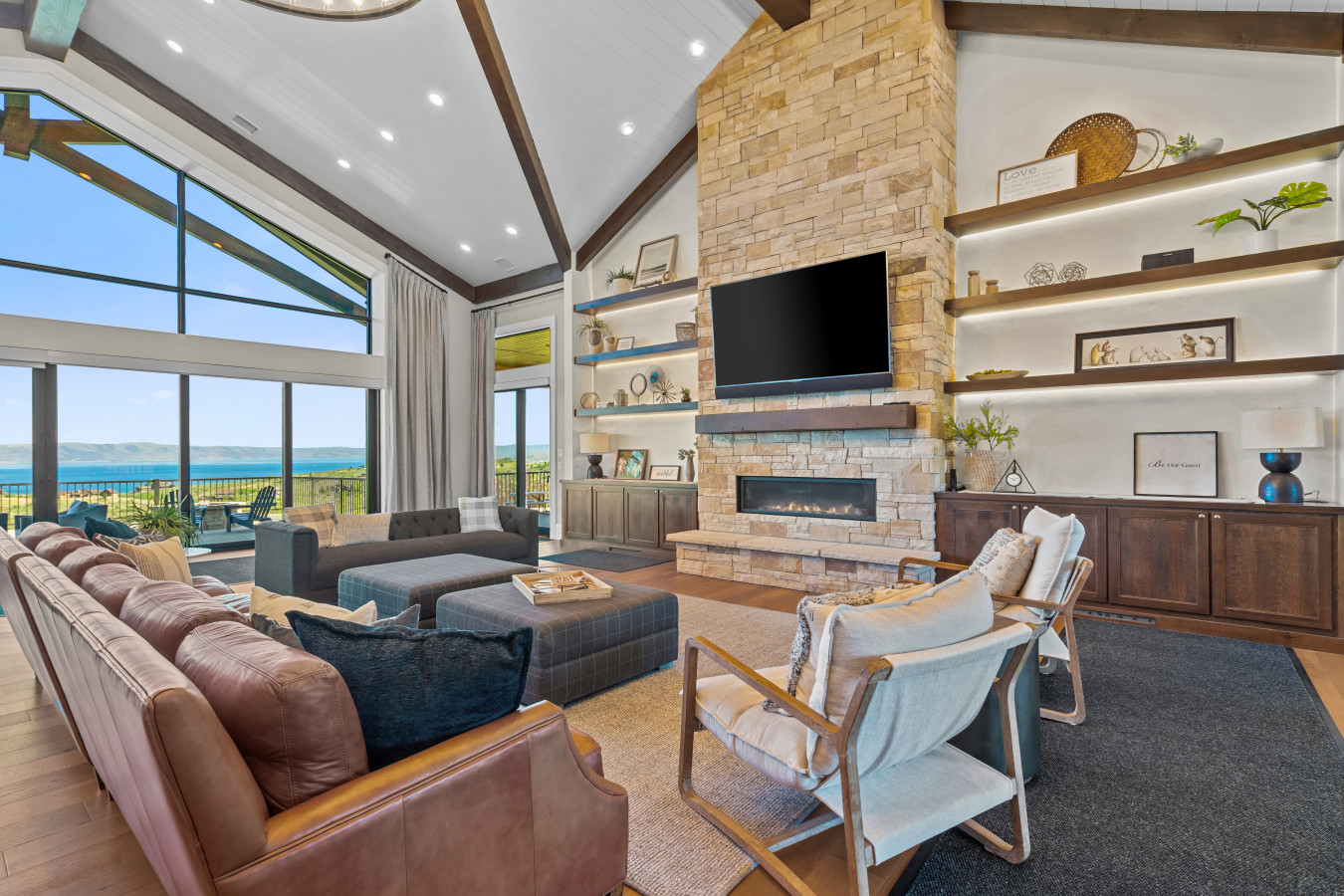 Spacious Great Room with Stunning Views