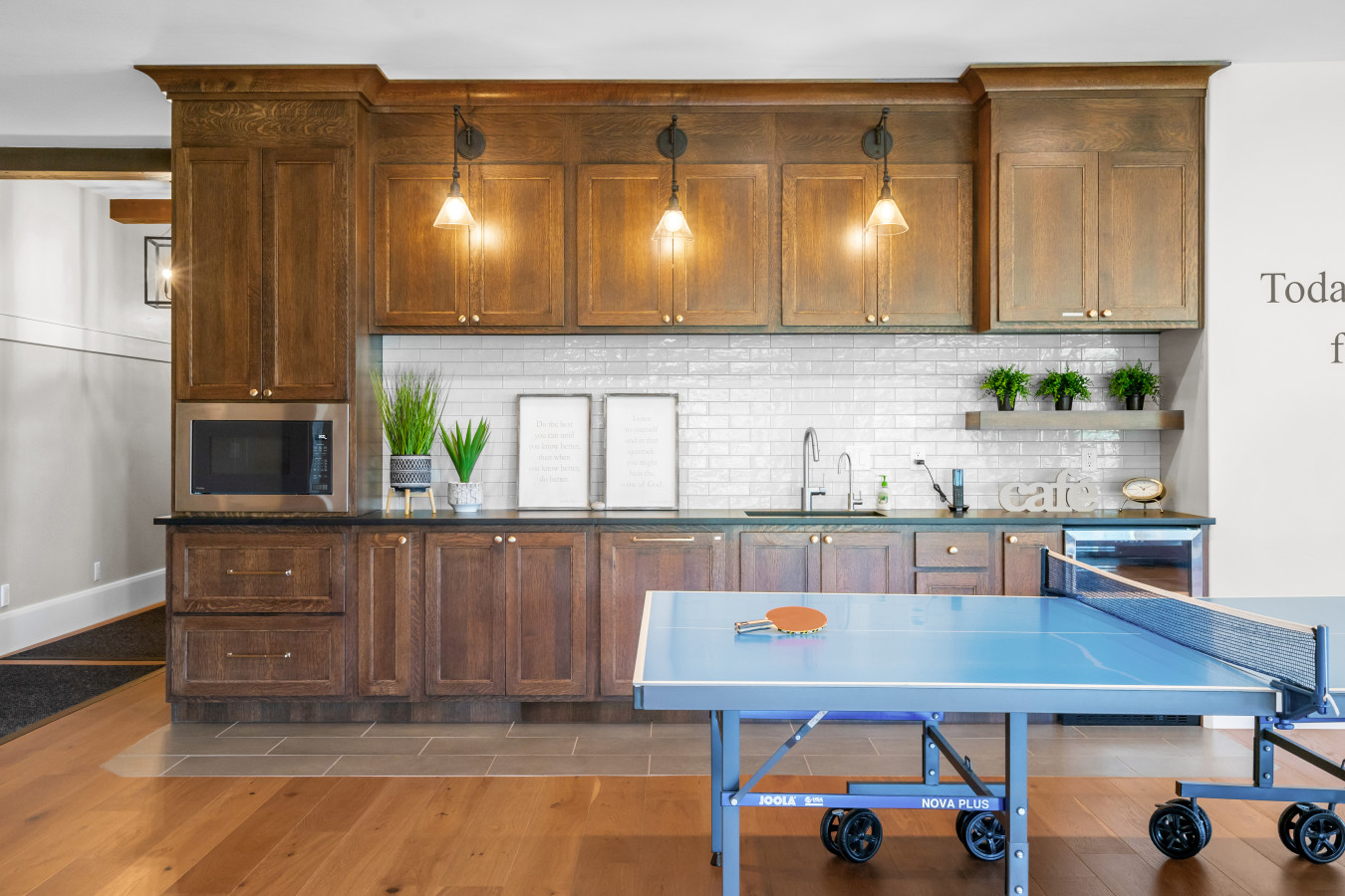 Lower Level Family Room w/ Pool Table, Foosball and Kids Playhouse