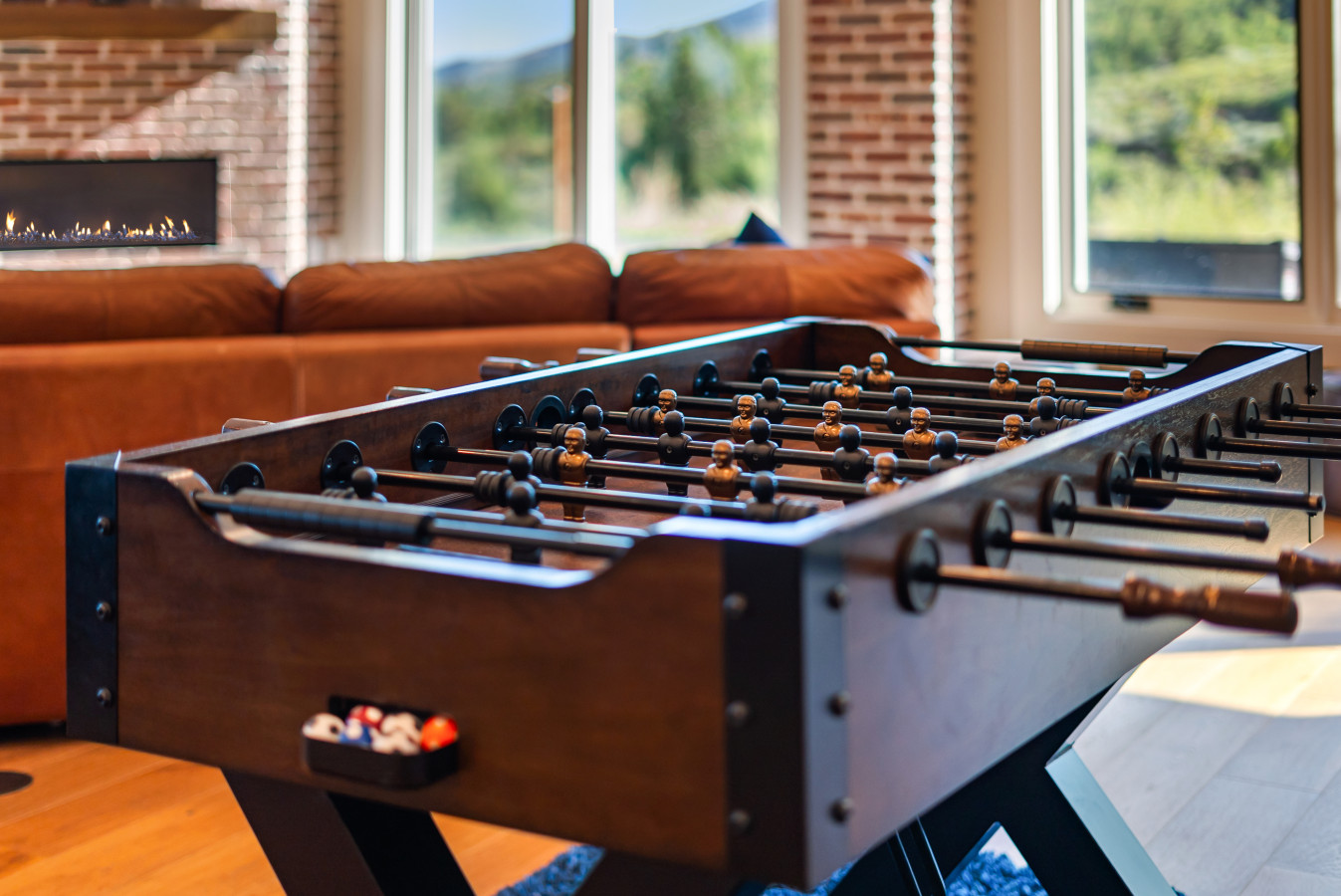 Lower Level Family Room w/ Pool Table, Foosball and Kids Playhouse