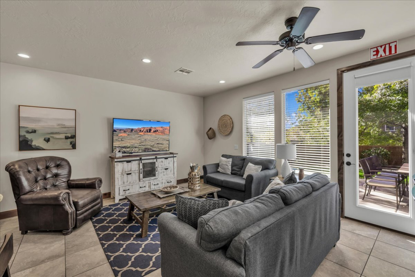 Great Room with Kitchen, Living and Dining