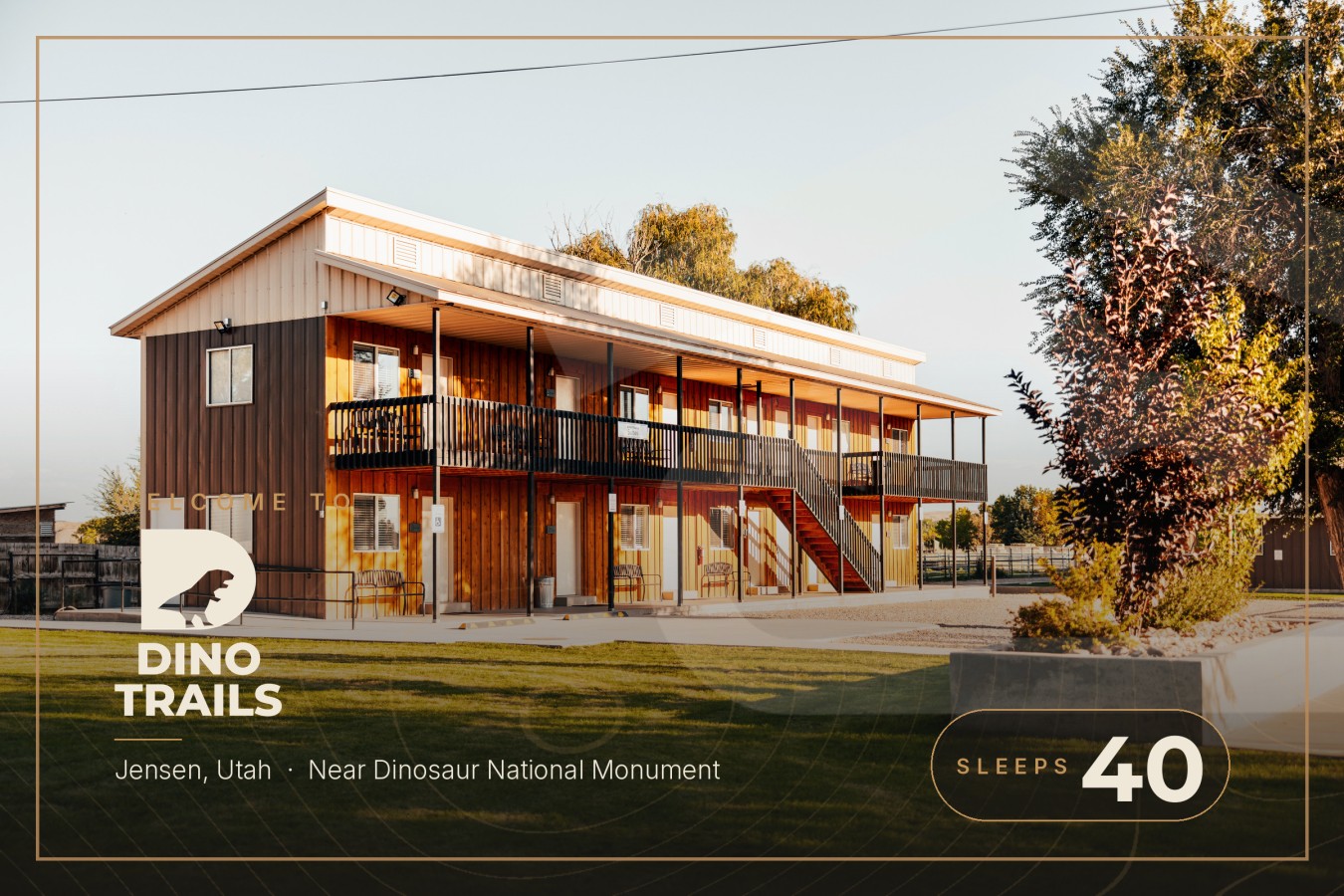 Dino Trails Suites, Jensen, Utah, sleeps 40