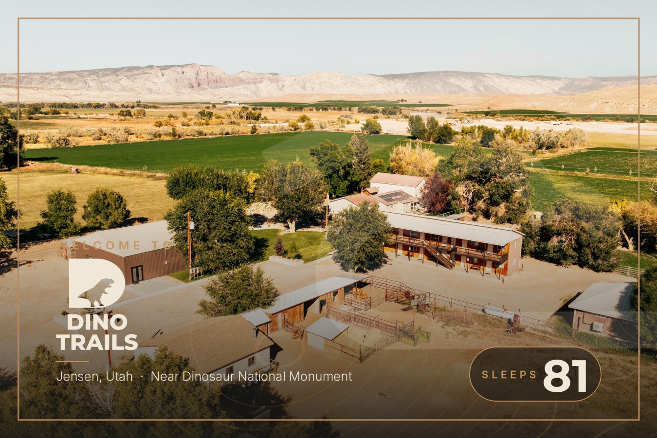 Dino Trails Getaway and Suites, Jensen, Utah, sleeps 81