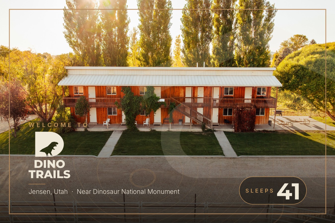Dino Trails Getaway, Jensen, Utah, sleeps 41