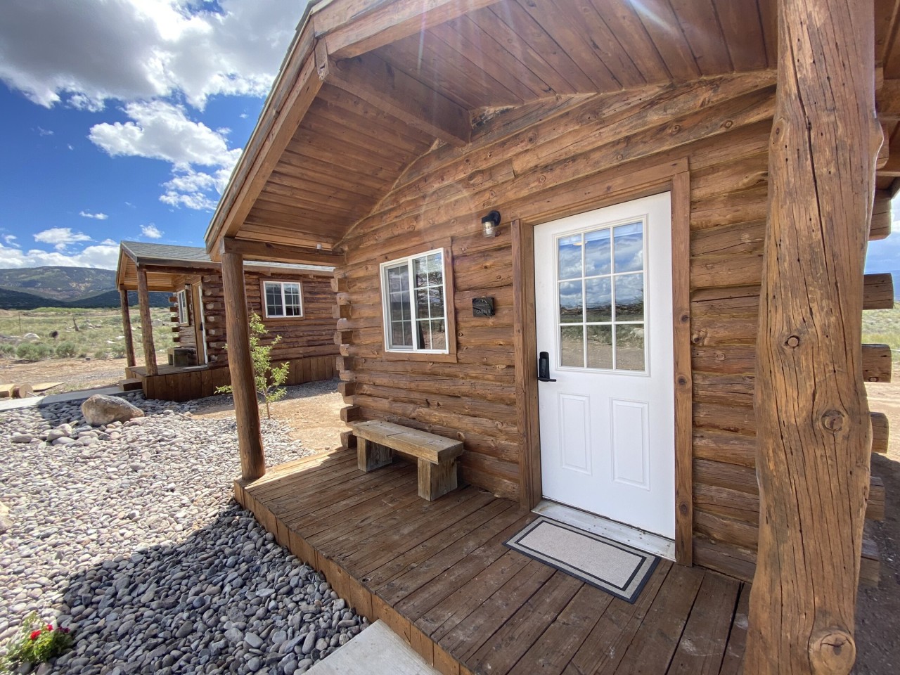 Cabin 6 and its private porch