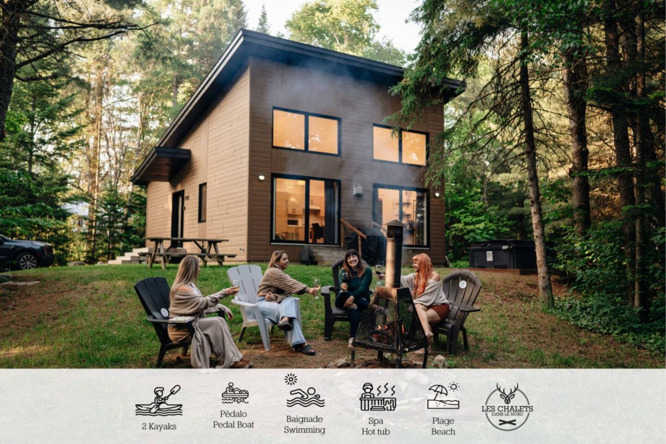 Le2085 - Chalet moderne avec spa privé
