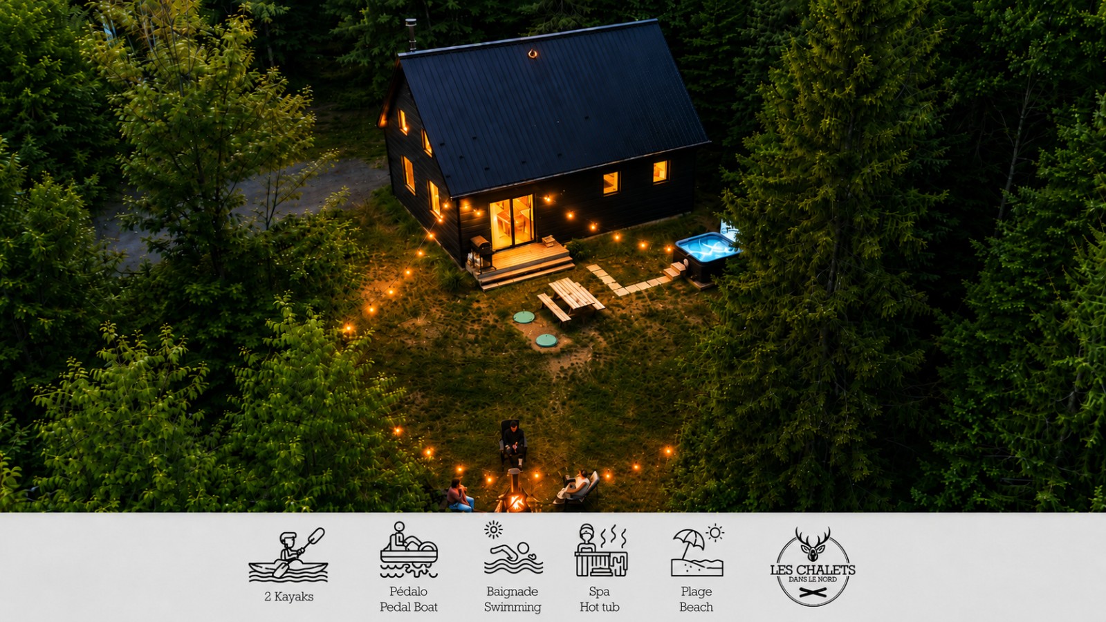 Le2089 - Chalet moderne avec spa privé
