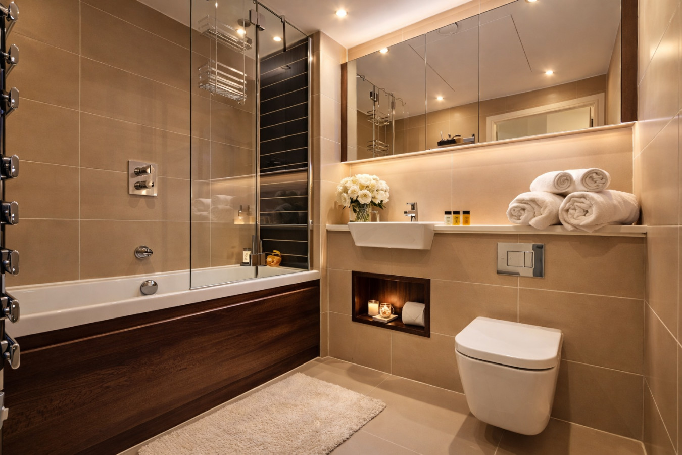 LuxuryLondonStays - Luxury City View AirCon Balcony Rooftop Panoramic London Heated Floor - 1000MB Wi-fi, Sky Garden in Alie Street - Property image 7 - VivreStays