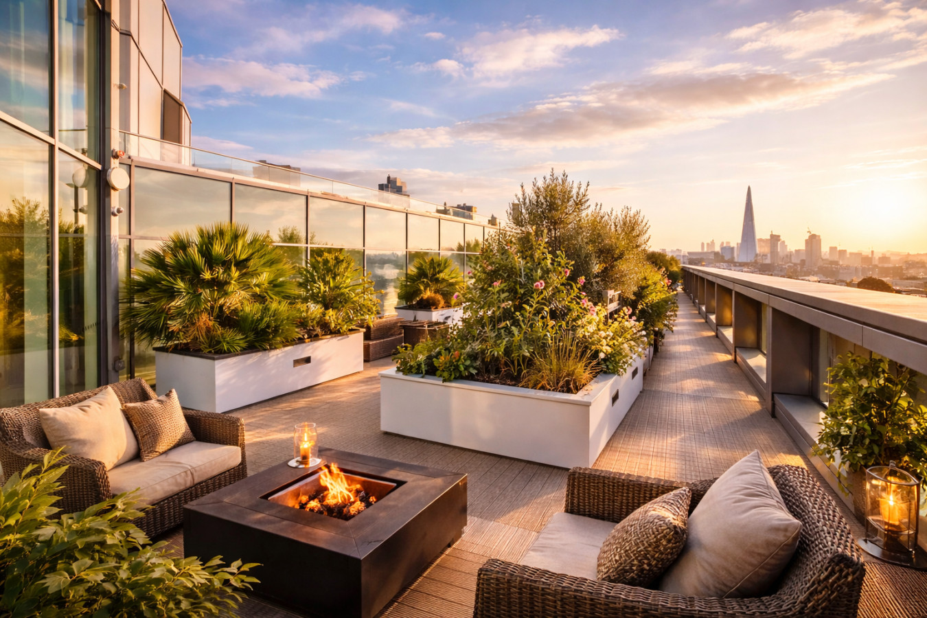 LuxuryLondonStays - Luxury City View AirCon Balcony Rooftop Panoramic London Heated Floor - 1000MB Wi-fi, Sky Garden in Alie Street - Property image 2 - VivreStays