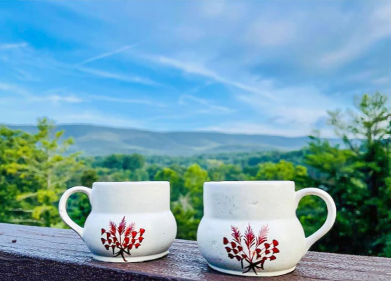 Amazing mountain views from the balcony