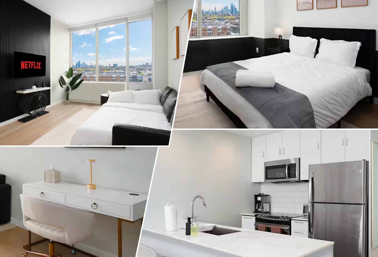 Panoramic Manhattan Skyline And Gourmet Kitchen - Elegant Urban Oasis - Hoboken, NJ