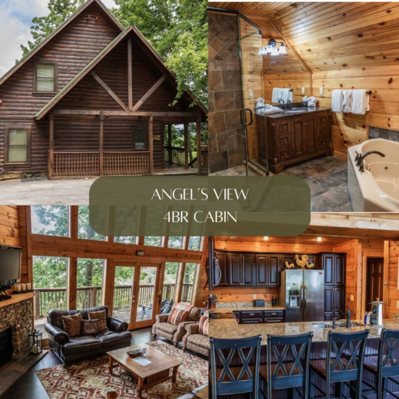 4BR Cabin, Mountain View, Hot Tub, & Deck! - Image 2