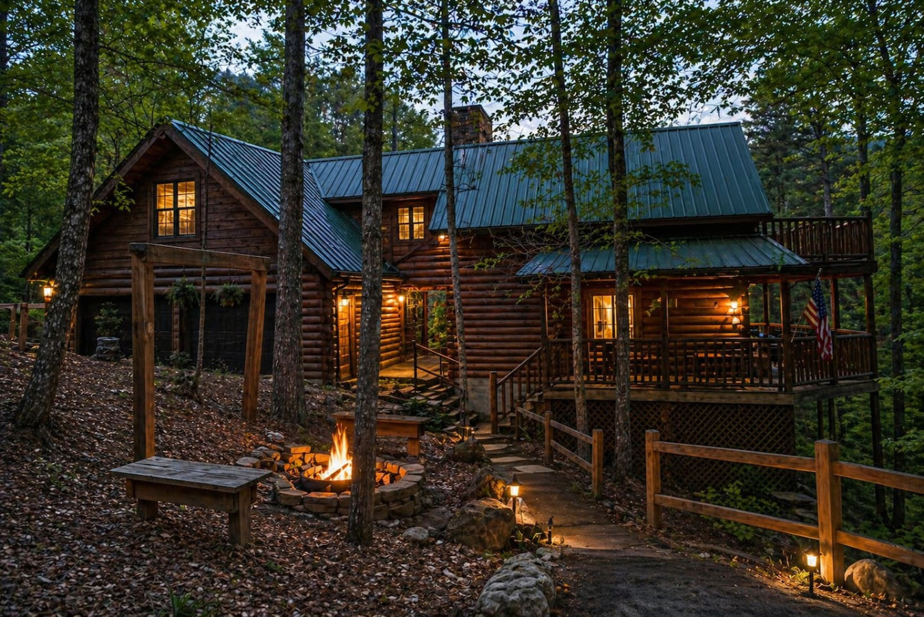 Rustic Pet Friendly Cabin in Pigeon Forge!